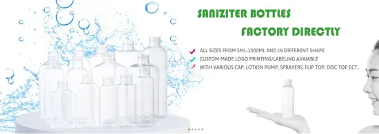 Flacone per imballaggio cosmetico riutilizzabile quadrato in PET da 60 ml
