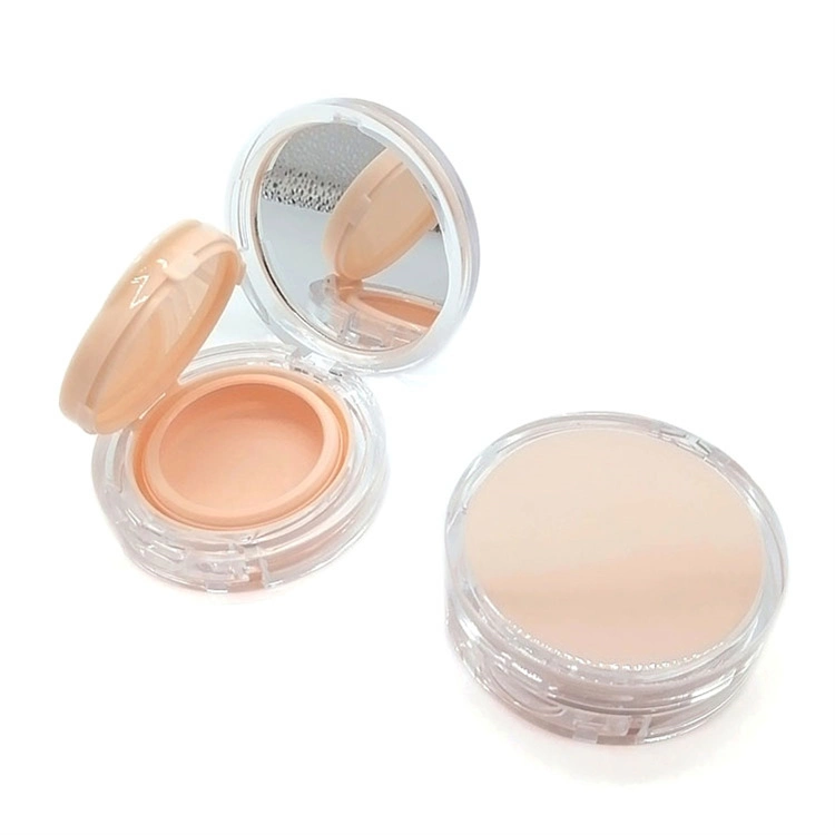 Custom Clear Pink Square Air Cushion Foundation Powder Case Packaging Cushion Foundation Case