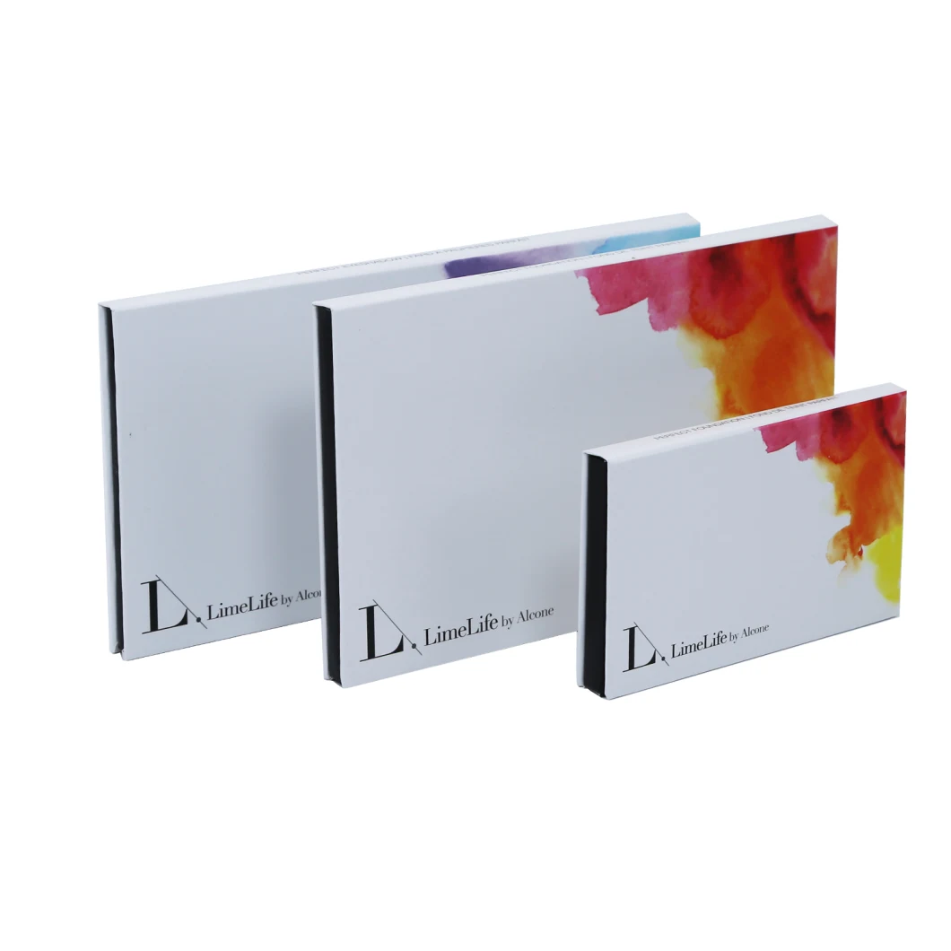 Luxury Packaging Paper New Design Customized Colorful Empty Eyeshadow Paper Palette